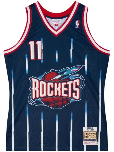 MITCHELL & NESS "NBA HOUSTON ROCKETS 02 YAO MING" AUTHENTIC ROAD JERSEY