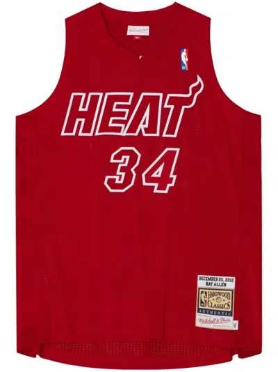 MITCHELL & NESS "NBA MIAMI HEAT 2012 RAY ALLEN" CHRISTMAS DAY JERSEY