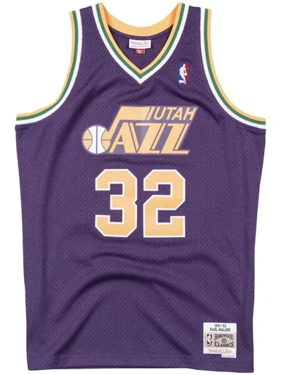 MITCHELL & NESS "NBA UTAH JAZZ 91 KARL MALONE" SWINGMAN JERSEY VEST TOP