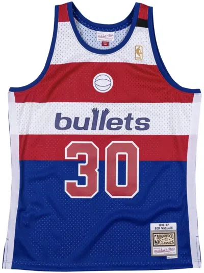 MITCHELL & NESS "NBA WASHINGTON BULLETS 96 BEN WALLACE" SWINGMAN JERSEY VEST TOP
