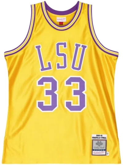 MITCHELL & NESS "NCAA LSU TIGERS 1990 SHAQUILLE O'NEAL" HOME JERSEY