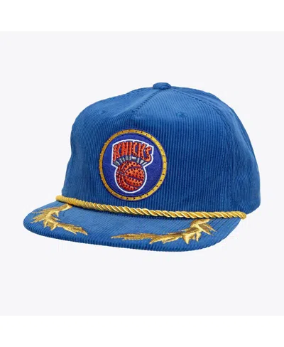 MITCHELL & NESS WOMEN'S X DANNIJO BLUE NEW YORK KNICKS DEADSTOCK CORD SNAPBACK HAT