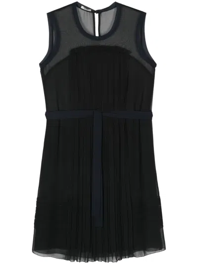 MIU MIU 2010 PLEATED SILK MINIDRESS