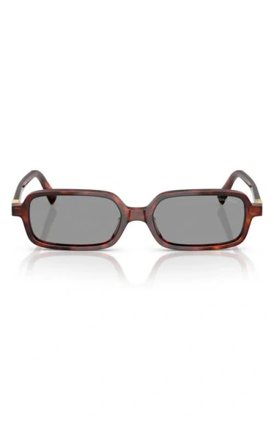 MIU MIU MIU MIU 52MM RECTANGULAR SUNGLASSES