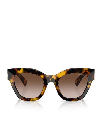 MIU MIU ACETATE SQUARE MU01YS SUNGLASSES