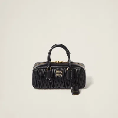 MIU MIU ARCADIE MATELASSÉ NAPPA LEATHER BAG