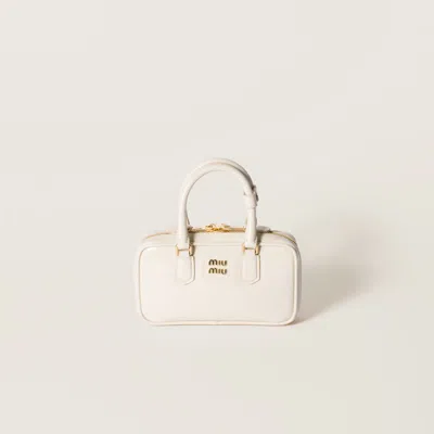 MIU MIU ARCADIE PATENT LEATHER MINI-BAG