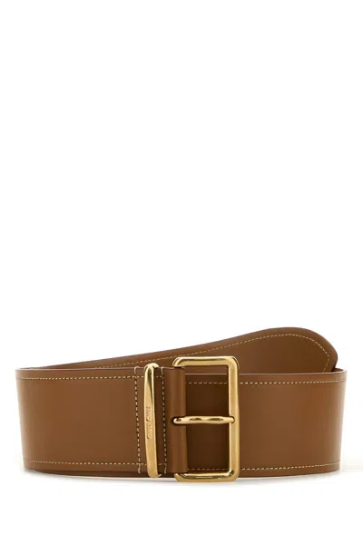 MIU MIU CARAMEL LEATHER BELT