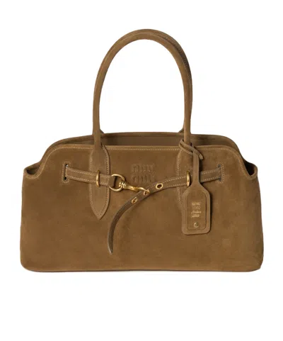 MIU MIU AVENTURE SUEDE BAG