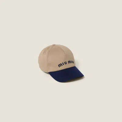 MIU MIU DRILL BASEBALL CAP