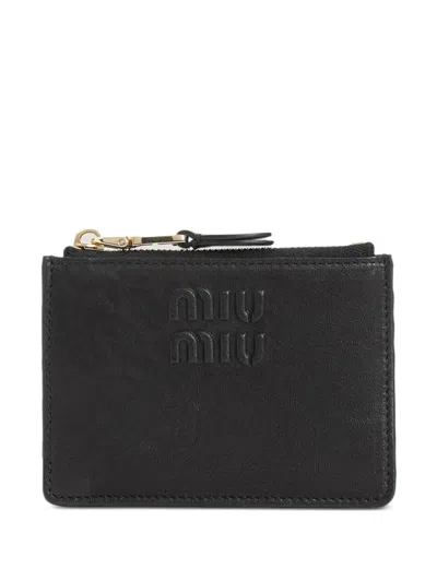 MIU MIU MIU MIU EMBOSSED-LOGO CARD HOLDER