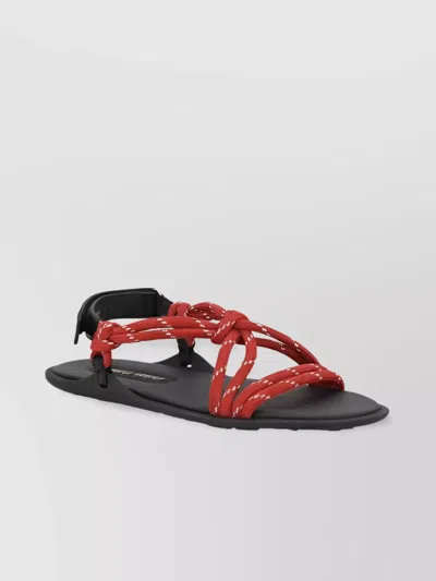 MIU MIU KNOTTED ROPE SANDALS FOR SUMMER