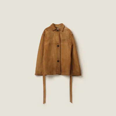 MIU MIU LEATHER JACKET