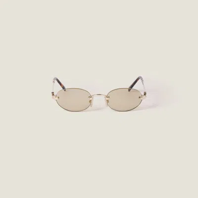MIU MIU MIU MIU LOGO SUNGLASSES