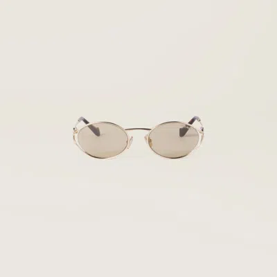MIU MIU MIU MIU LOGO SUNGLASSES