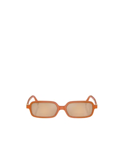 MIU MIU LOGO-LETTERING SUNGLASSES