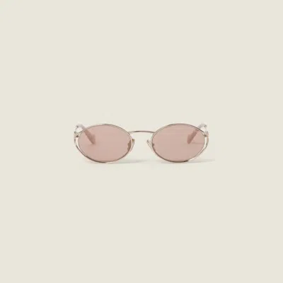MIU MIU MIU MIU LOGO SUNGLASSES