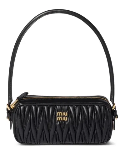 MIU MIU MATELASSÉ NAPPA LEATHER POUCH