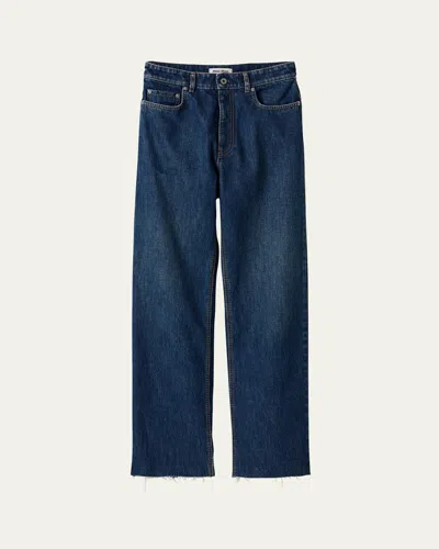 MIU MIU MID RISE RAW HEM JEANS