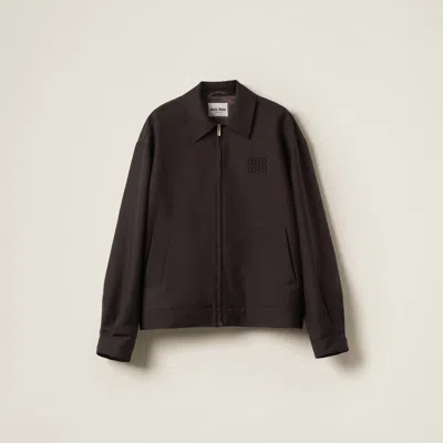 MIU MIU MOHAIR BLOUSON JACKET
