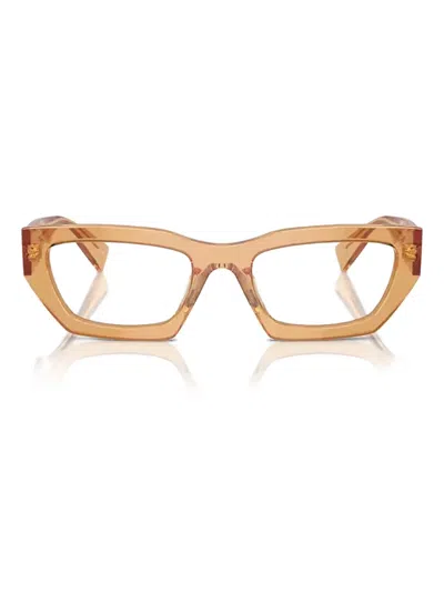 MIU MIU GEOMETRIC-FRAME GLASSES