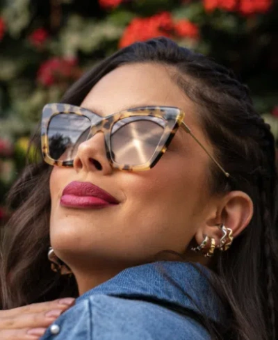 MIU MIU MIU MIU MU01WS - 7S00A7 TORTOISE SUNGLASSES