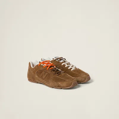 MIU MIU NEW BALANCE X MIU MIU 530 SL SUEDE SNEAKERS