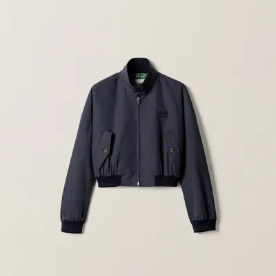 MIU MIU PANAMA COTTON BLOUSON JACKET