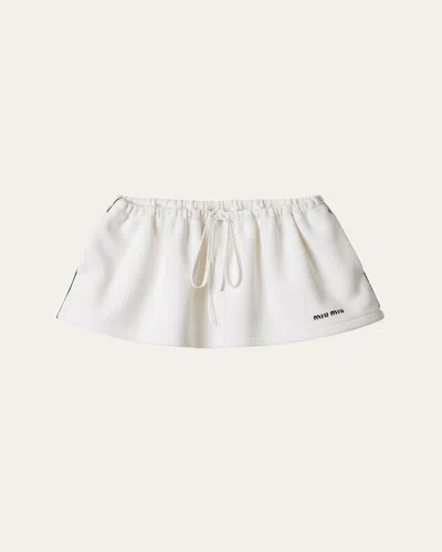 MIU MIU PIQUET MINI SKIRT