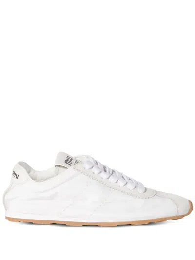 MIU MIU PLUME LACE-UP SNEAKERS