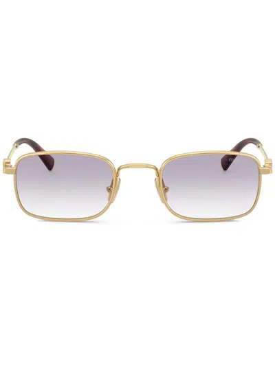 MIU MIU RECTANGLE-FRAME SUNGLASSES