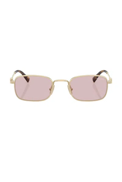 MIU MIU RECTANGULAR SUNGLASSES