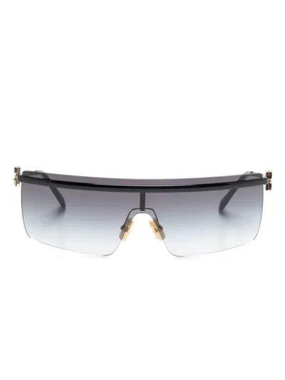 MIU MIU RIMLESS SHIELD-FRAME SUNGLASSES