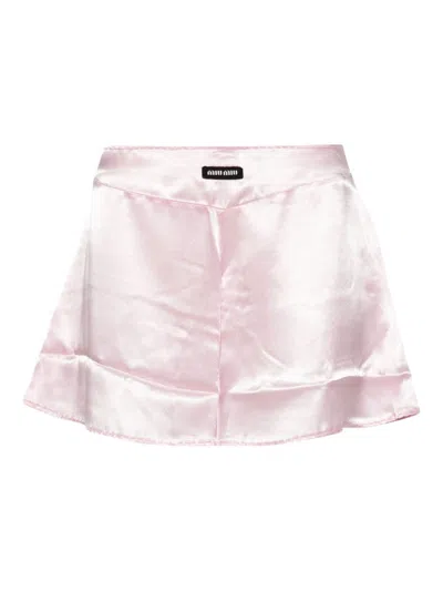 MIU MIU SATIN PYJAMA SHORTS
