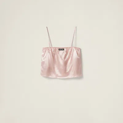 MIU MIU SATIN TOP
