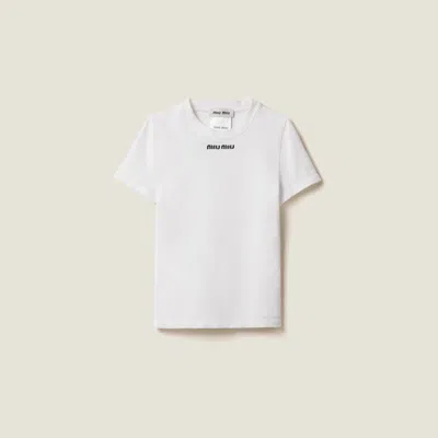 MIU MIU SEAMLESS T-SHIRT