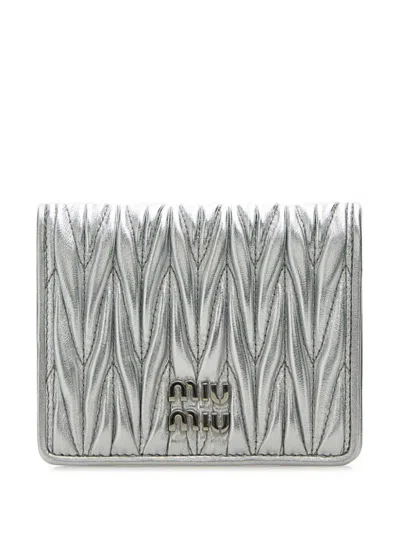 MIU MIU SMALL MATELASSÉ WALLET