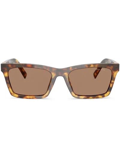 MIU MIU SQUARE-FRAME SUNGLASSES