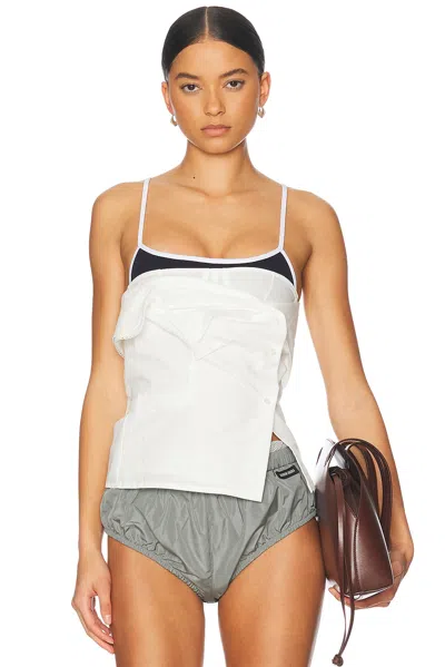 MIU MIU STRAPLESS TOP