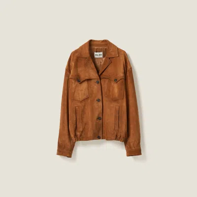 MIU MIU SUEDE JACKET