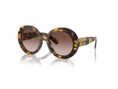 MIU MIU MIU MIU SUNGLASSES MU 11YS VAU6S1 HONEY HAVANA BROWN WOMAN