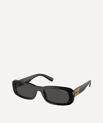 MIU MIU MIU MIU WOMEN'S RECTANGLE SUNGLASSES