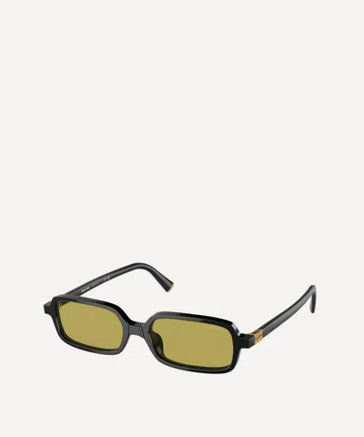 MIU MIU MIU MIU WOMEN'S RECTANGLE SUNGLASSES