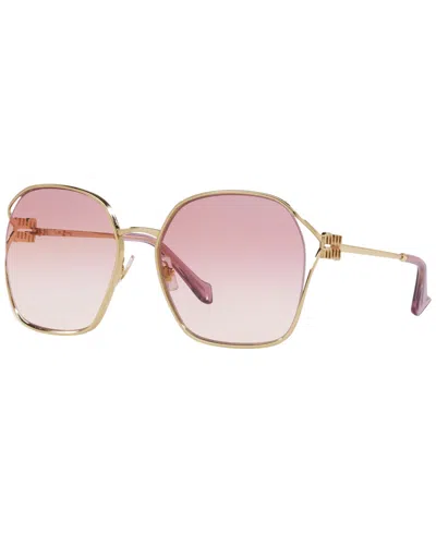 MIU MIU WOMEN'S SUNGLASSES, MU 52WS