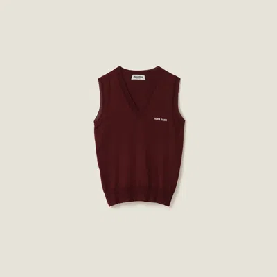 MIU MIU WOOL SWEATER VEST