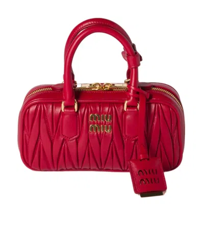 MIU MIU ARCADIE MATELASSÉ NAPPA LEATHER MINI-BAG