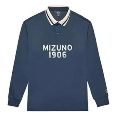 MIZUNO Mizuno Heritage Long Sleeve Polo Shirt 'Navy'