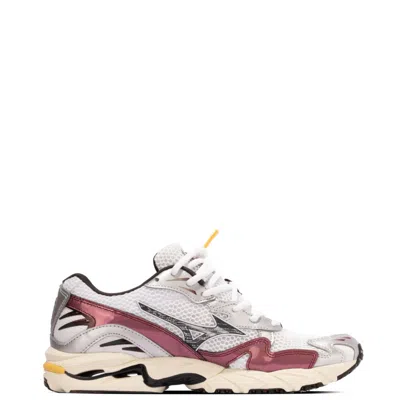 MIZUNO MEN'S SNEAKERS MIZUNO D1GA2431 14 - WAVE RIDER 10 WHITE BLACK SAND SYRAH