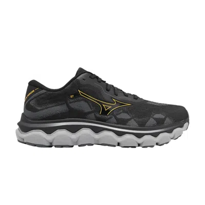 MIZUNO WAVE HORIZON 7 4E WIDE 'BLACK CITRUS'