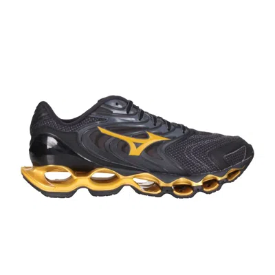 MIZUNO WAVE PROPHECY 12 S 'BLACK GOLD REFLECTIVE'